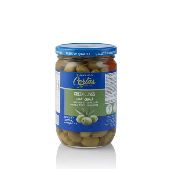 Cortas Green Olives 1L