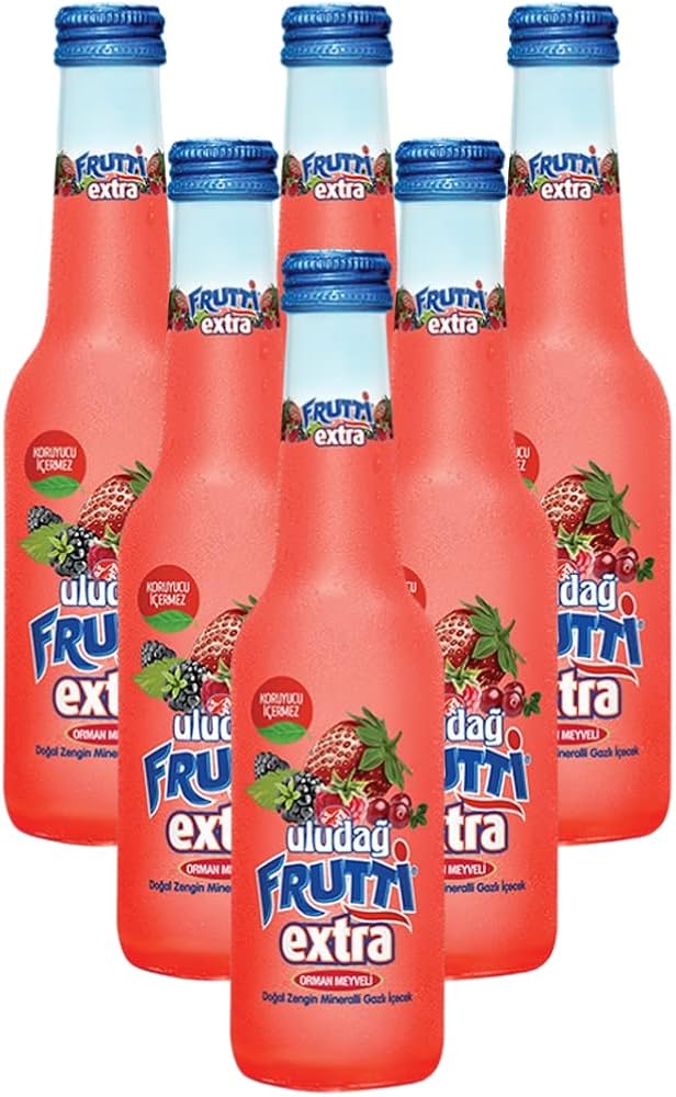 Uludag Frutti Extra 250ml Forest Fruits X 6 Bottles