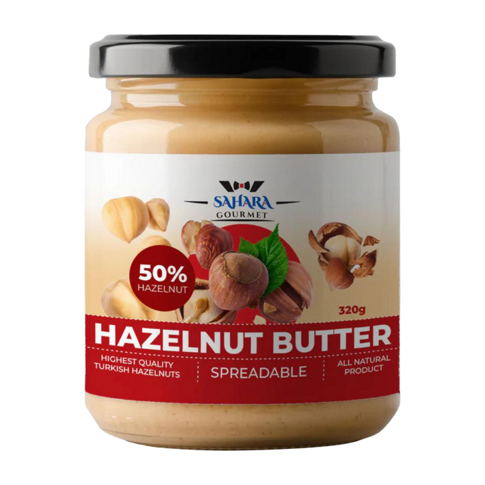HAZELNUT BUTTER 50% SAHARA GOURMET 300 GR