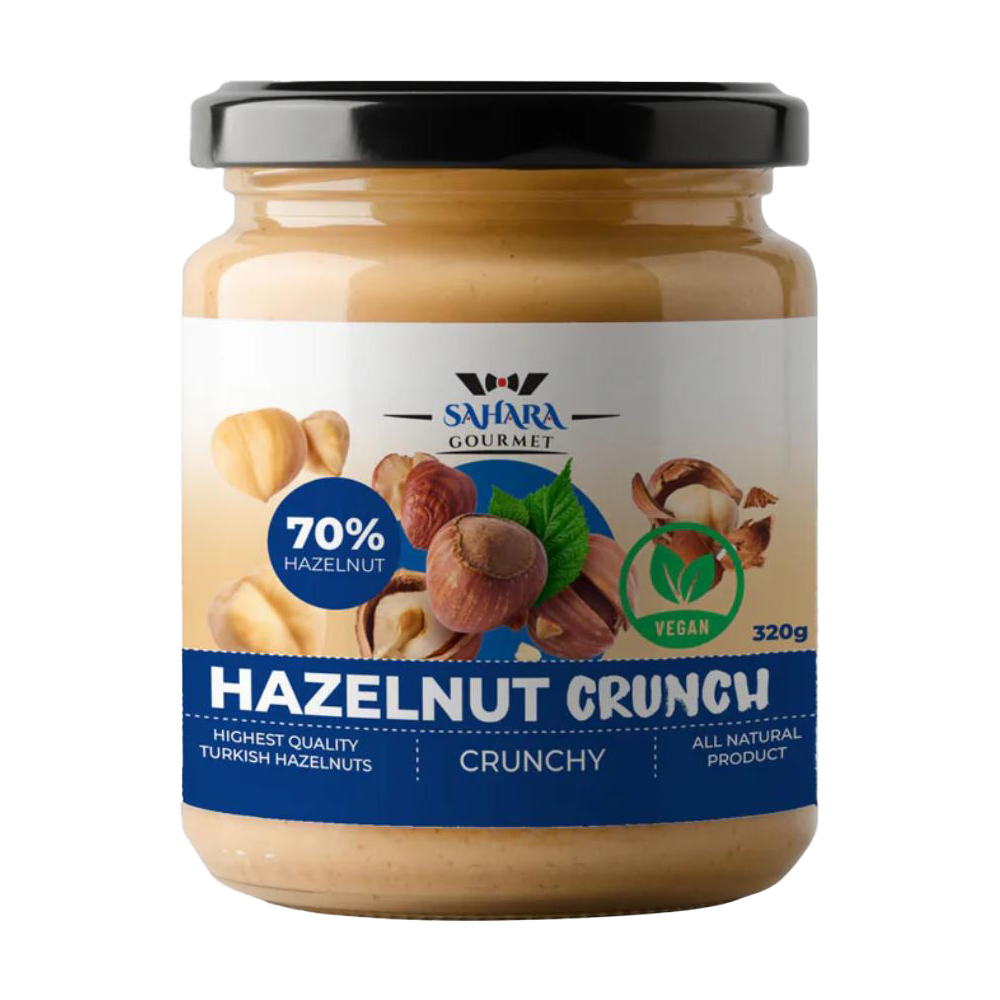 HAZELNUT CRUNCH 70% SAHARA GOURMET 300 GR