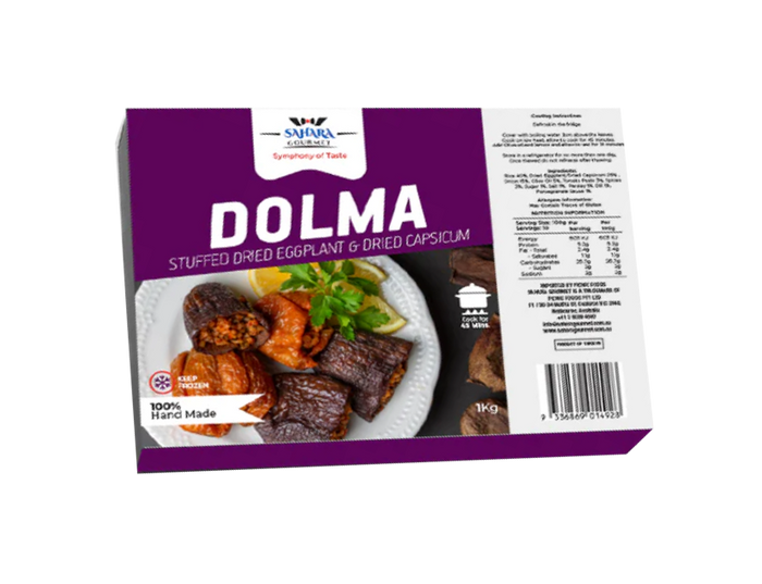 Sahara Dolma Eggplant 1kg Frozen