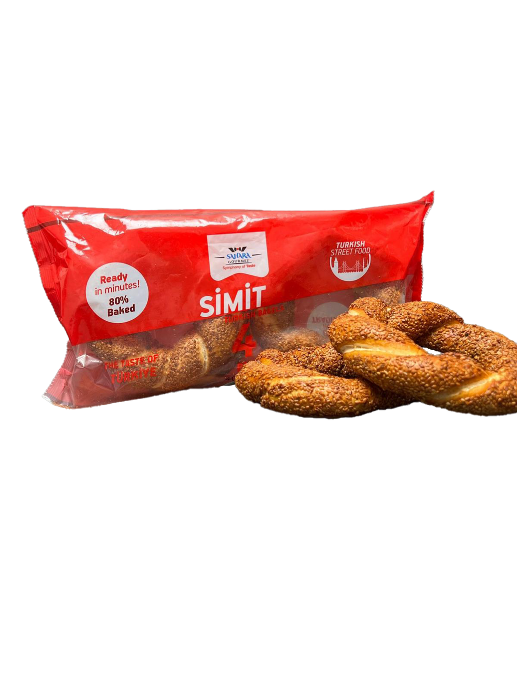 Sahara Simit Sesame Bagel 4 Pcs