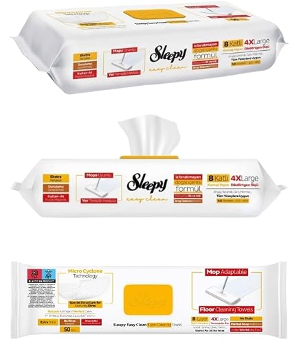 Sleepy Large Floor Mop Wipes with Herbal Soap – 100 pcs