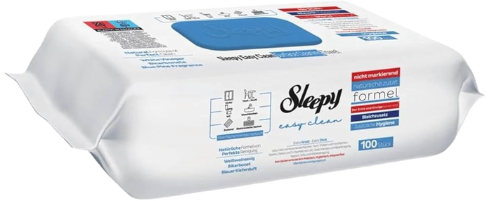 SLEEPY ÇOK AMAÇLI ÇAMAŞIR SUYU İÇEREN MENDİLLER 100 ADET