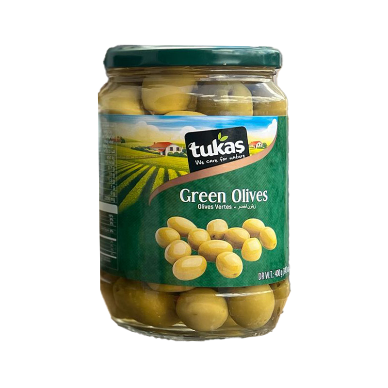 TUKAS YEŞİL ZEYTİN KOKTEYLİ 400 GR