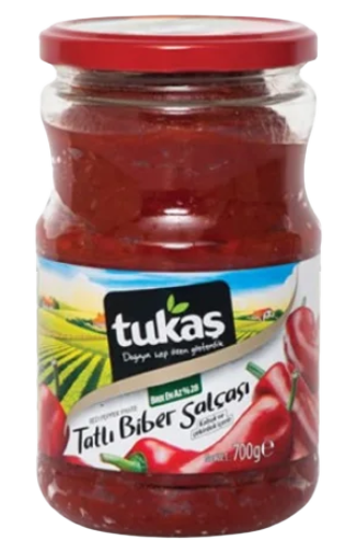 TUKAS KIRMIZI BİBER EZMESİ HAFİF 720 CC
