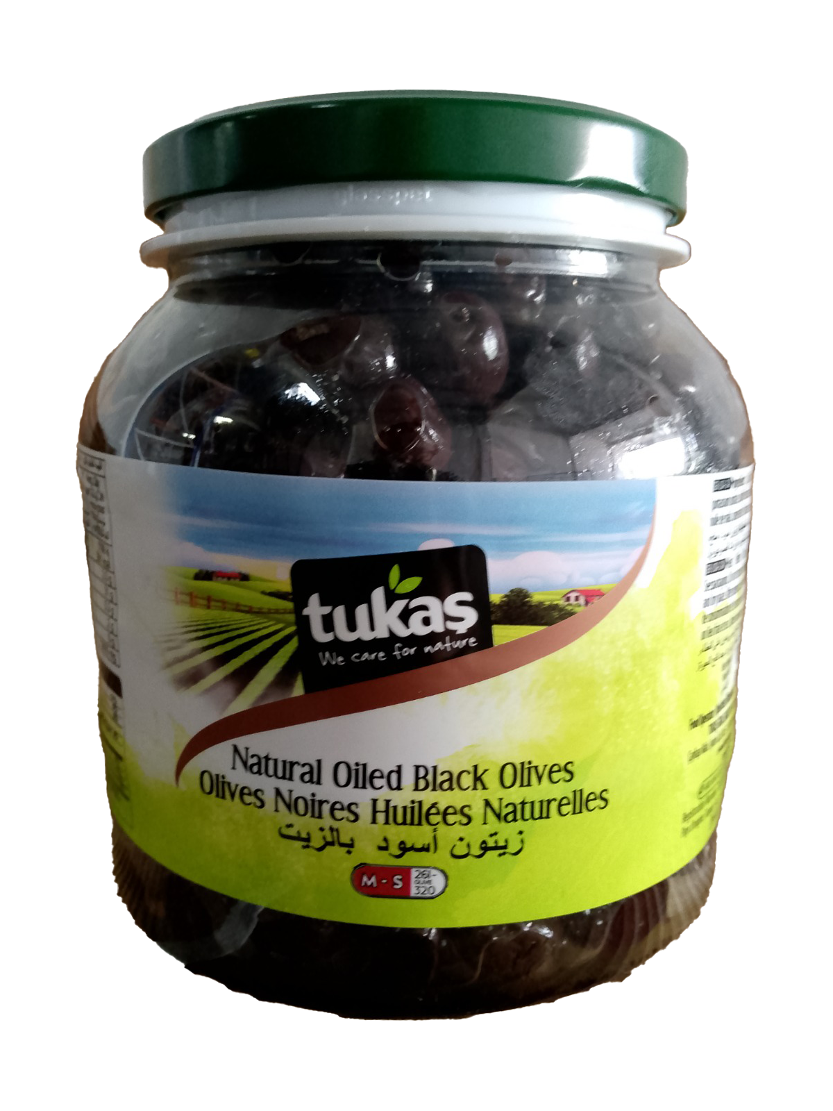 Tukas Sele Black Olives Medium- 1kg