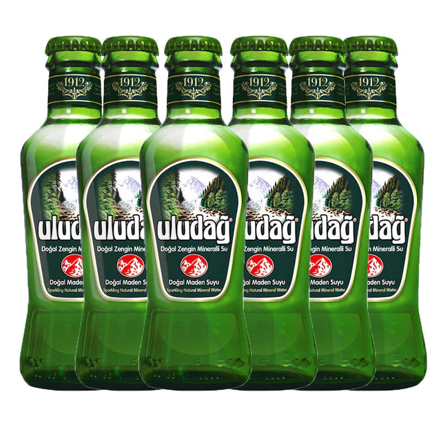 Uludag Sparkling Mineral Water 200ml x 6