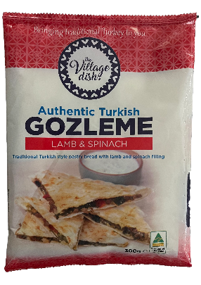 VILLAGE GOZLEME LAMB & SPINACH 300 GR