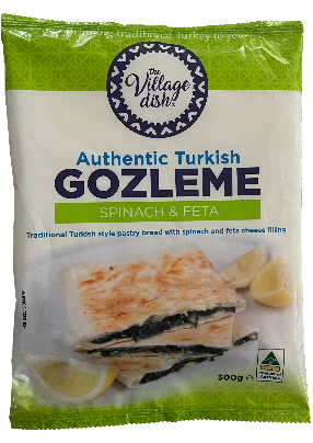 VILLAGE GOZLEME SPINACH & FETA 300 GR