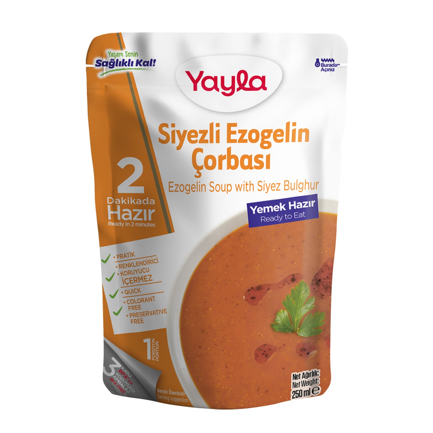 Yayla Ezo Gelin Soup Ready to Eat Pack